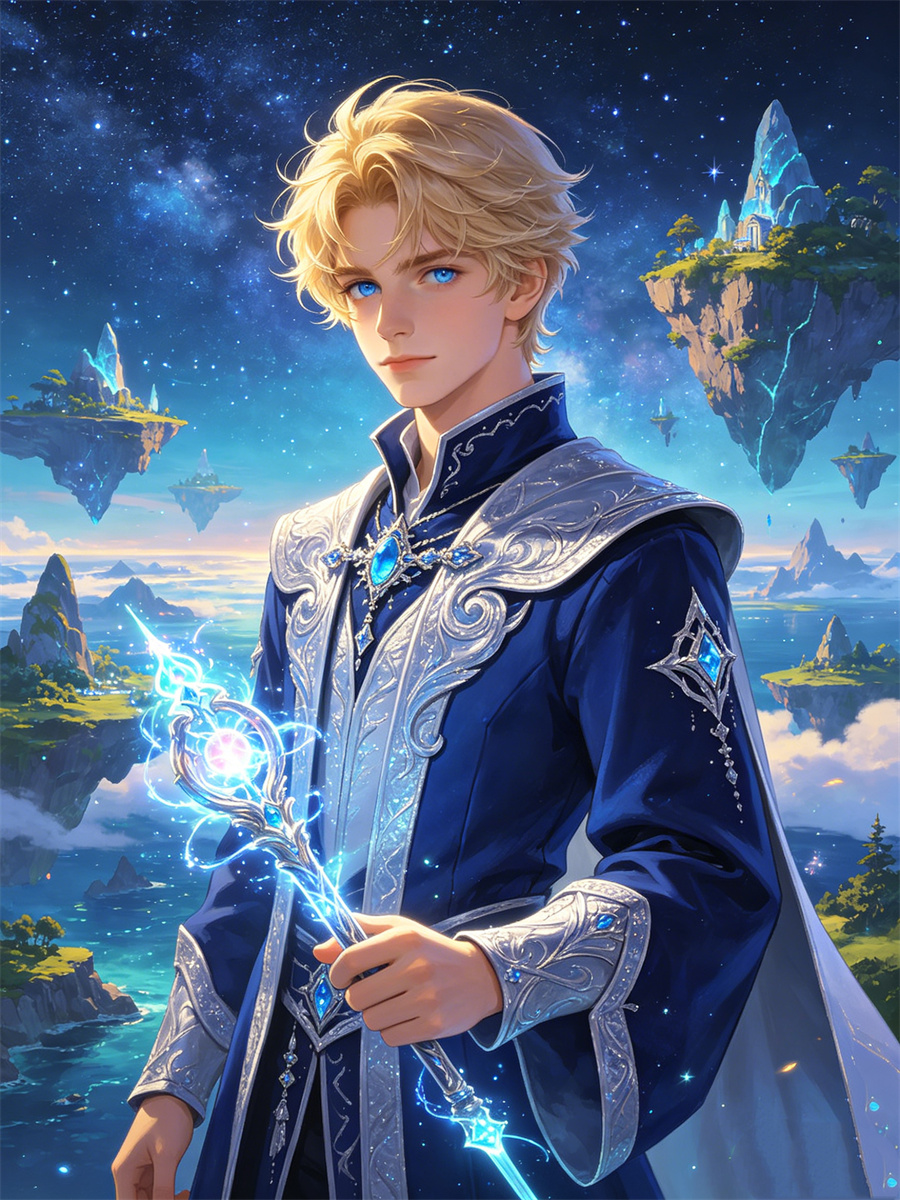 Fantasy anime prince effect