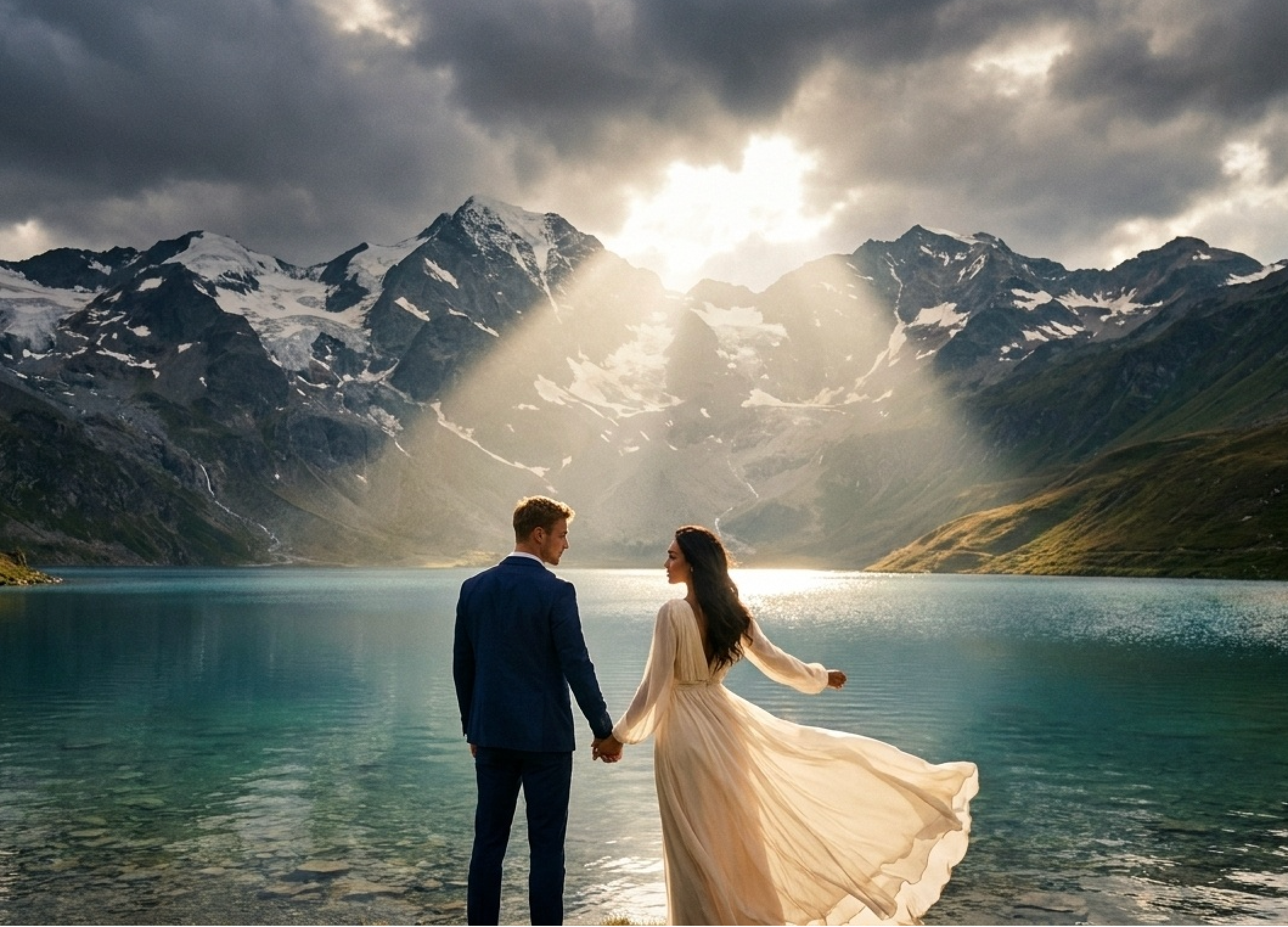 Craft Your Dream Wedding Portrait with Guma AI: Upload Your Photo, Describe Your Creative Vision