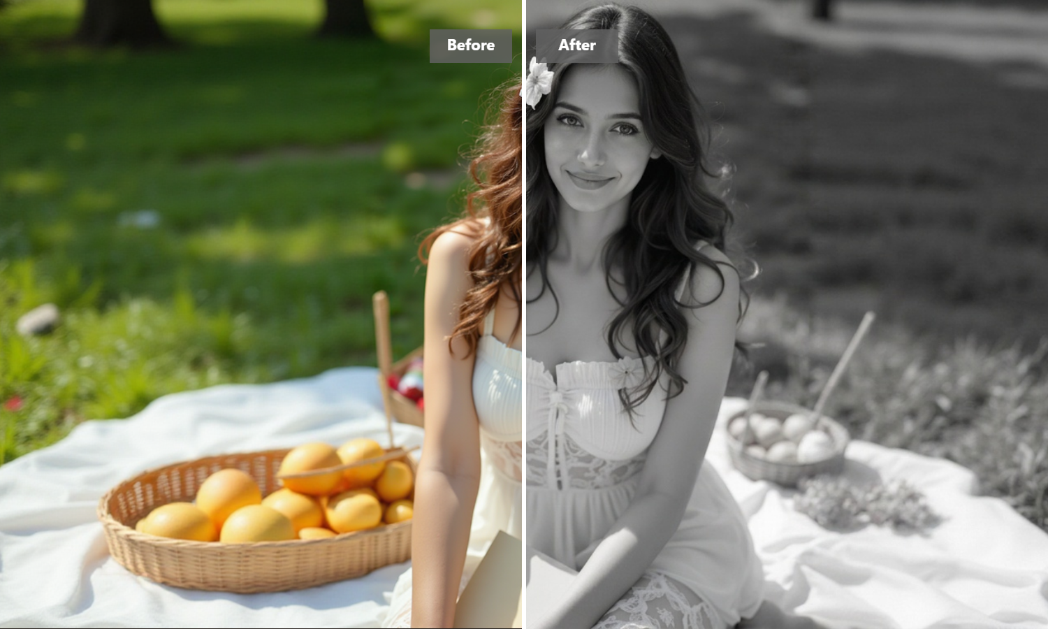 Black and White Photo Generator