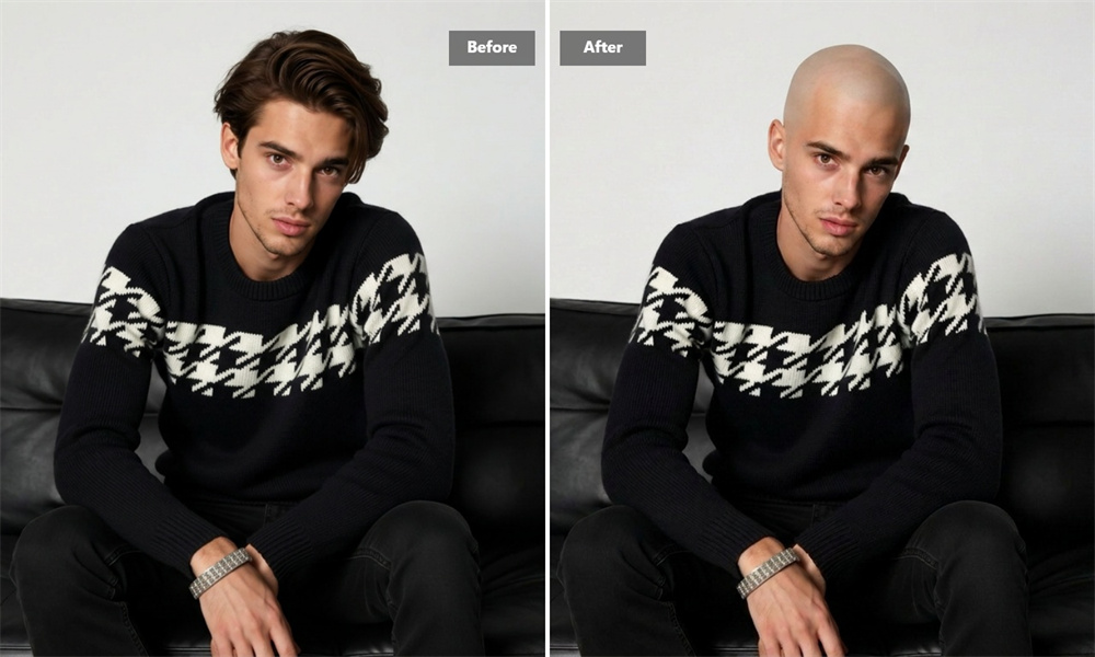 AI Bald Filter