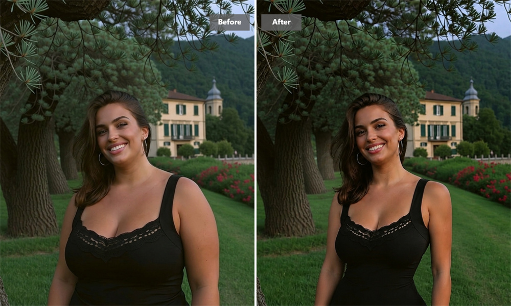 Let the Rest of the Photo Stay in Place