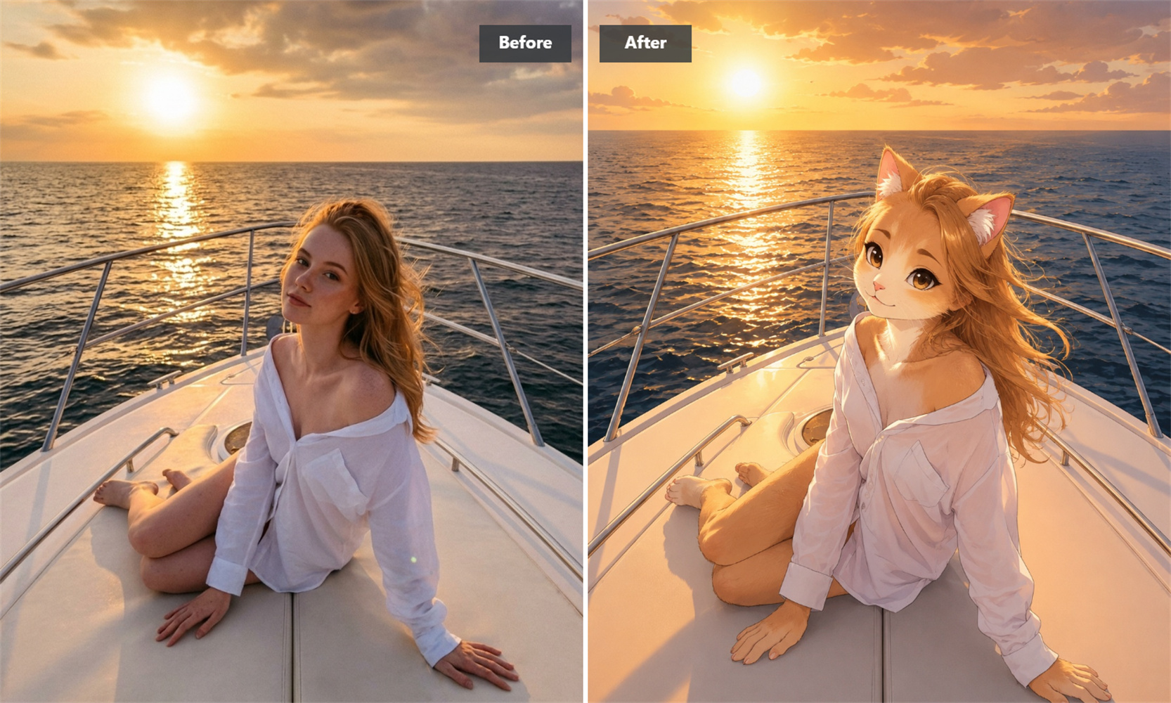 Direct Photo-to-Anthro Translation