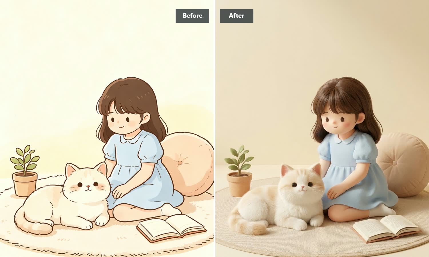 Transform Flat Sketches Into Physical Collectibles and 3D Figures