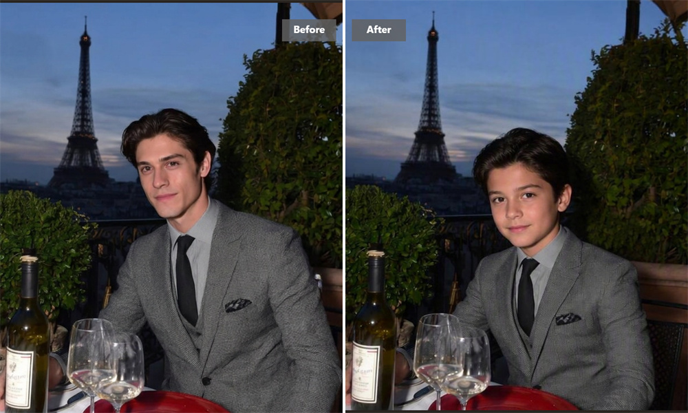 Same Eyes, Smaller Cheeks
