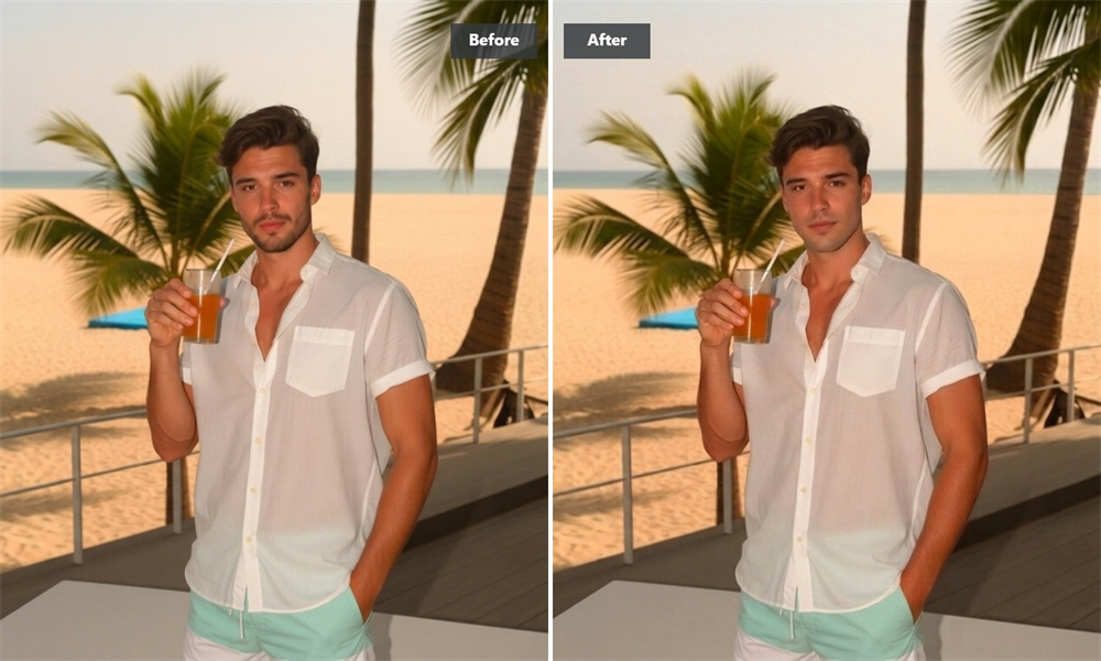 Natural jawline recovery without weird distortion