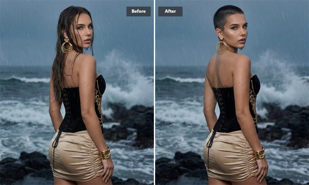 Instant Virtual Try-On to Avoid Haircut Regret