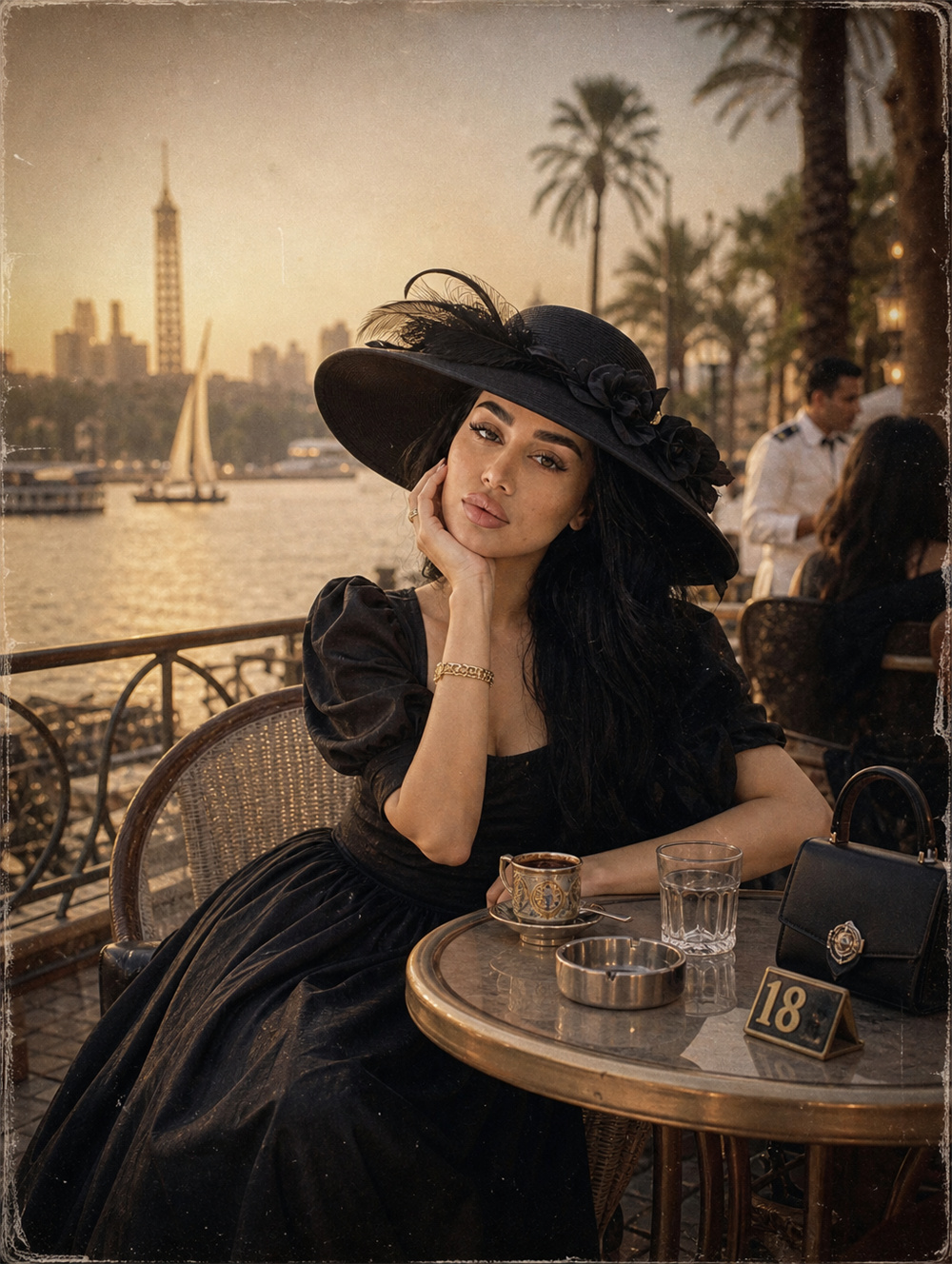 Elegant Riverside Noir
