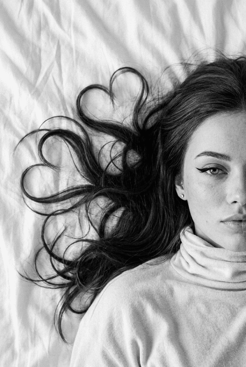 Monochrome Dream Portrait Effect