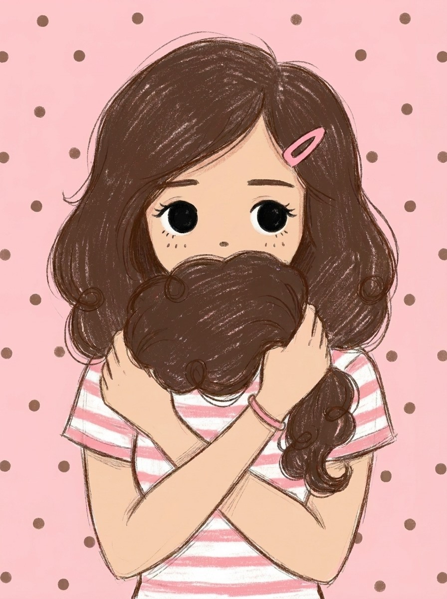 Pink Doodle Girl