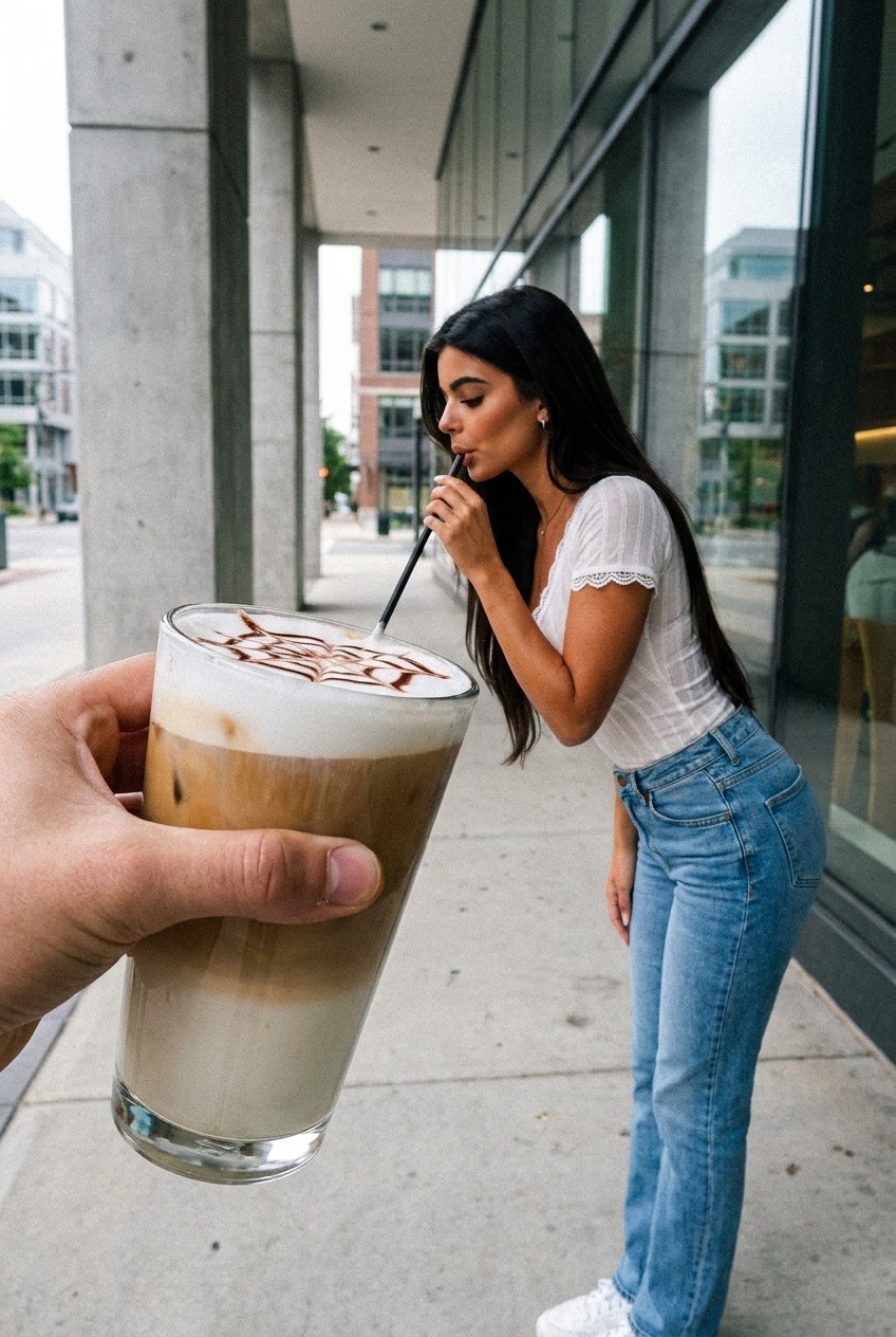 Sidewalk Latte Sip