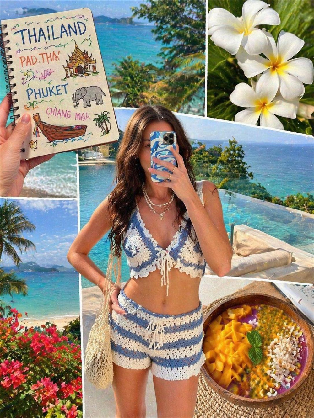 Thailand Travel Collage Poster Generator